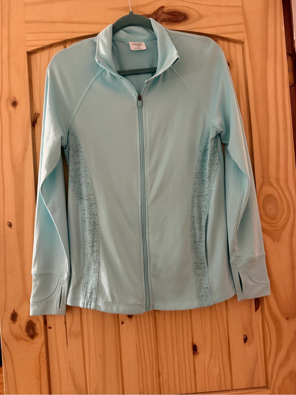 Danskin Women’s Light Blue Full-Zip Jacket